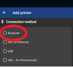 Pilih Koneksi Bluetooth